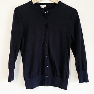 J. Crew | Clare Cardigan | Black | M